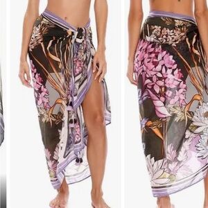 Women beach shawl/ cover up. By Agua Bendita. Brand new